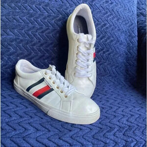 Tommy Hilfiger‎ vintage PREPPY sneakers 90s sz 7.5 Women's Twilight shoes ICONIC